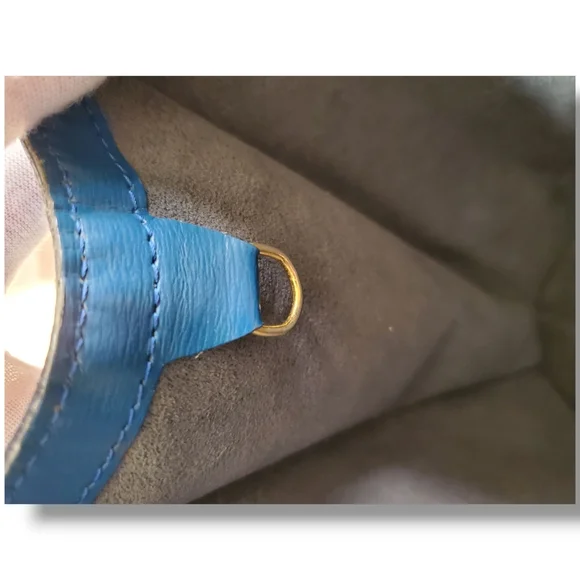 LOUIS VUITTON Vintage Toledo Blue Epi SAINT JACQUES Shopping Tote Shoulder Bag - Picture 13 of 17